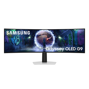 Samsung Odyssey OLED G9 G93SD, 49'', Dual QHD, OLED, 240 Hz, lenktas, sidabro spalvos - Monitorius LS49DG934SUXEN