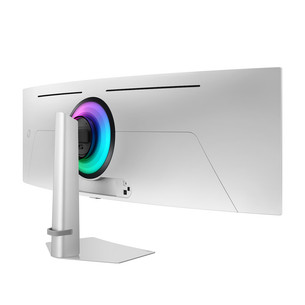 Samsung Odyssey OLED G9 G93SD, 49'', Dual QHD, OLED, 240 Hz, curved, silver - Monitor