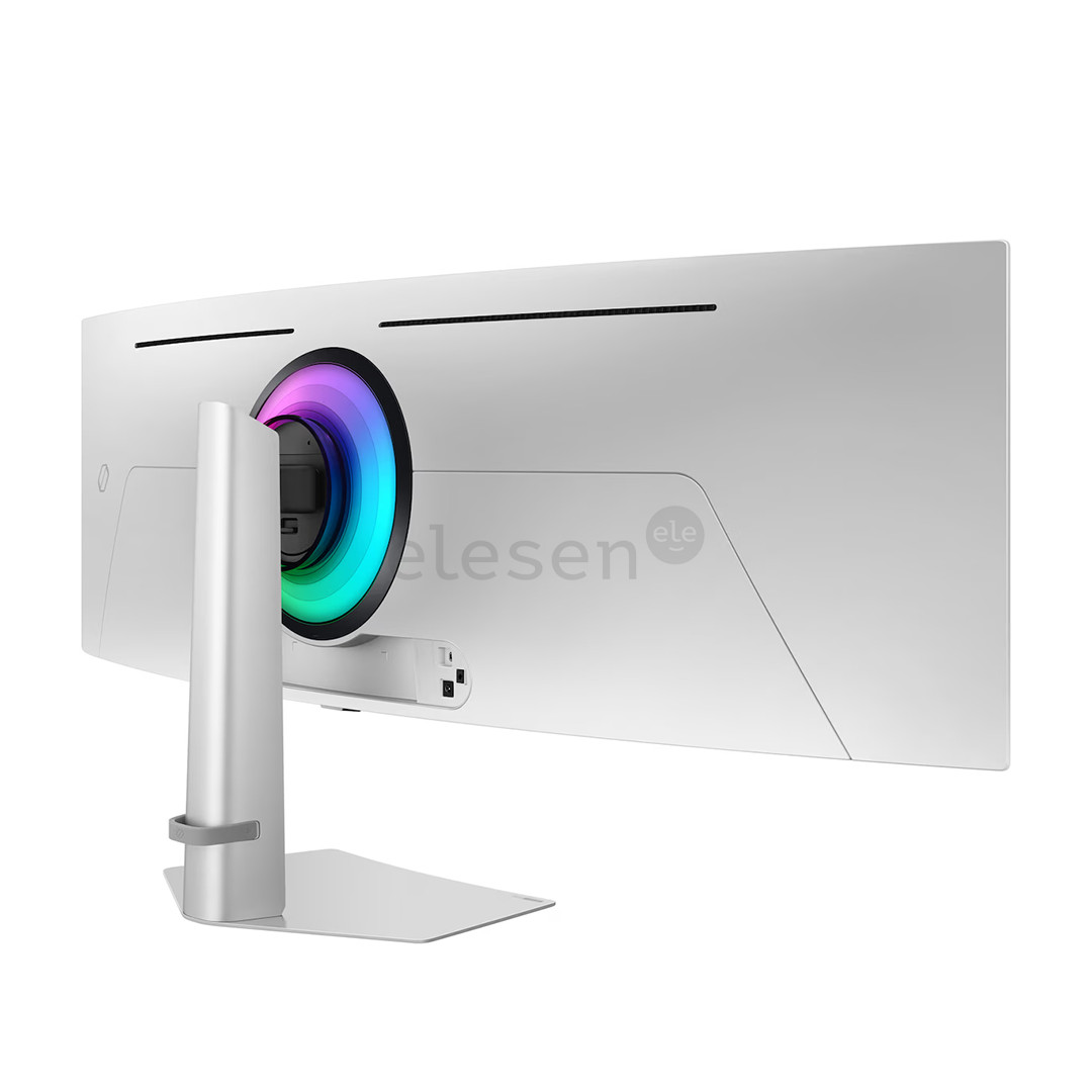 Samsung Odyssey OLED G9 G93SD, 49'', Dual QHD, OLED, 240 Hz, curved, silver - Monitor