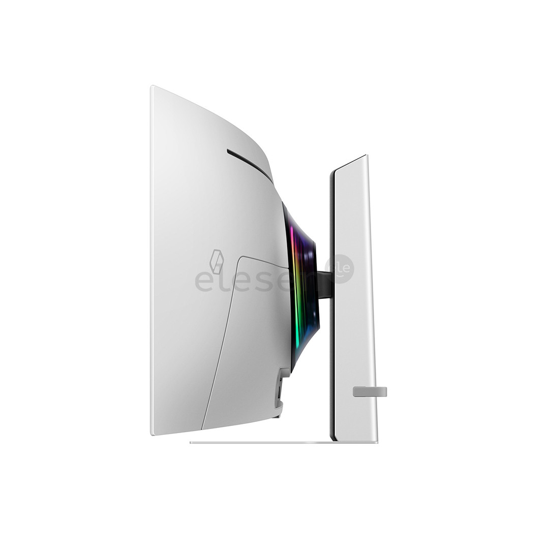 Samsung Odyssey OLED G9 G93SD, 49'', Dual QHD, OLED, 240 Hz, curved, silver - Monitor