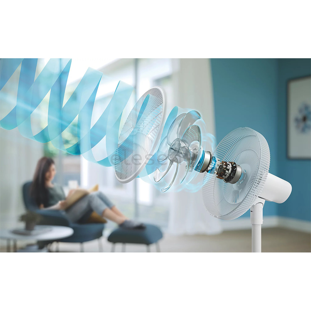 Philips 2000 Series, белый/серый - Напольный вентилятор