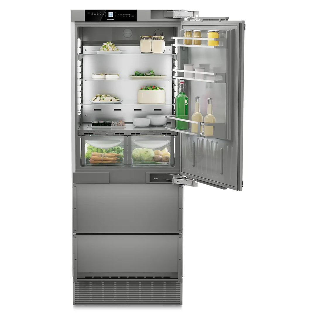 Liebherr BioFresh NoFrost, 402 L, height 203 cm - Built-in refrigerator