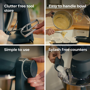 Kenwood Multi Tasker, 1000 W, grey - Stand mixer