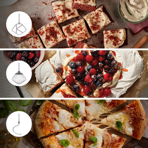 Kenwood Multi Tasker, 1000 W, grey - Stand mixer