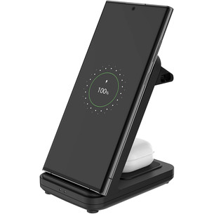 Fixed Powerstation Uni, juodas - Įkrovimo stovas