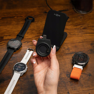 Fixed USB-C Charging Adapter, Garmin Smart Watch, juodas - Įkroviklis