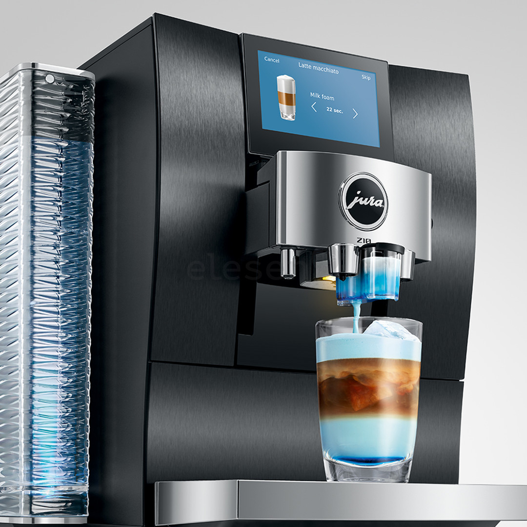 JURA Z10 Aluminium Black (EB), juodas - Kavos aparatas