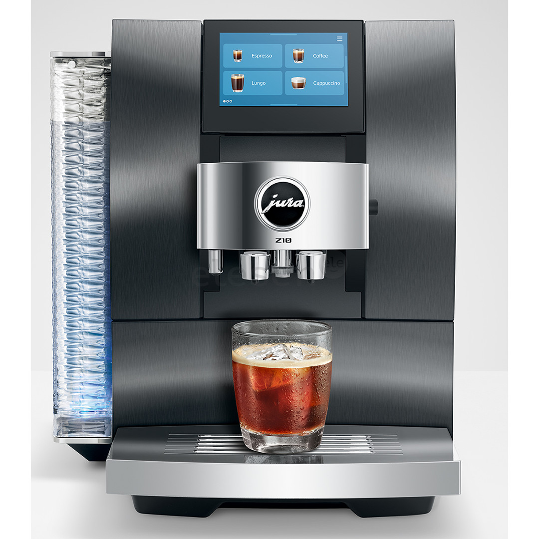 JURA Z10 Aluminium Black (EB), juodas - Kavos aparatas