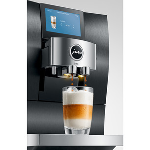 JURA Z10 Aluminium Black (EB), juodas - Kavos aparatas