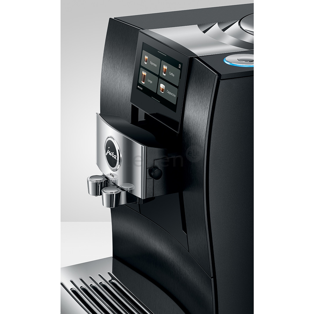 JURA Z10 Aluminium Black (EB), juodas - Kavos aparatas