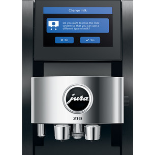 JURA Z10 Aluminium Black (EB), juodas - Kavos aparatas