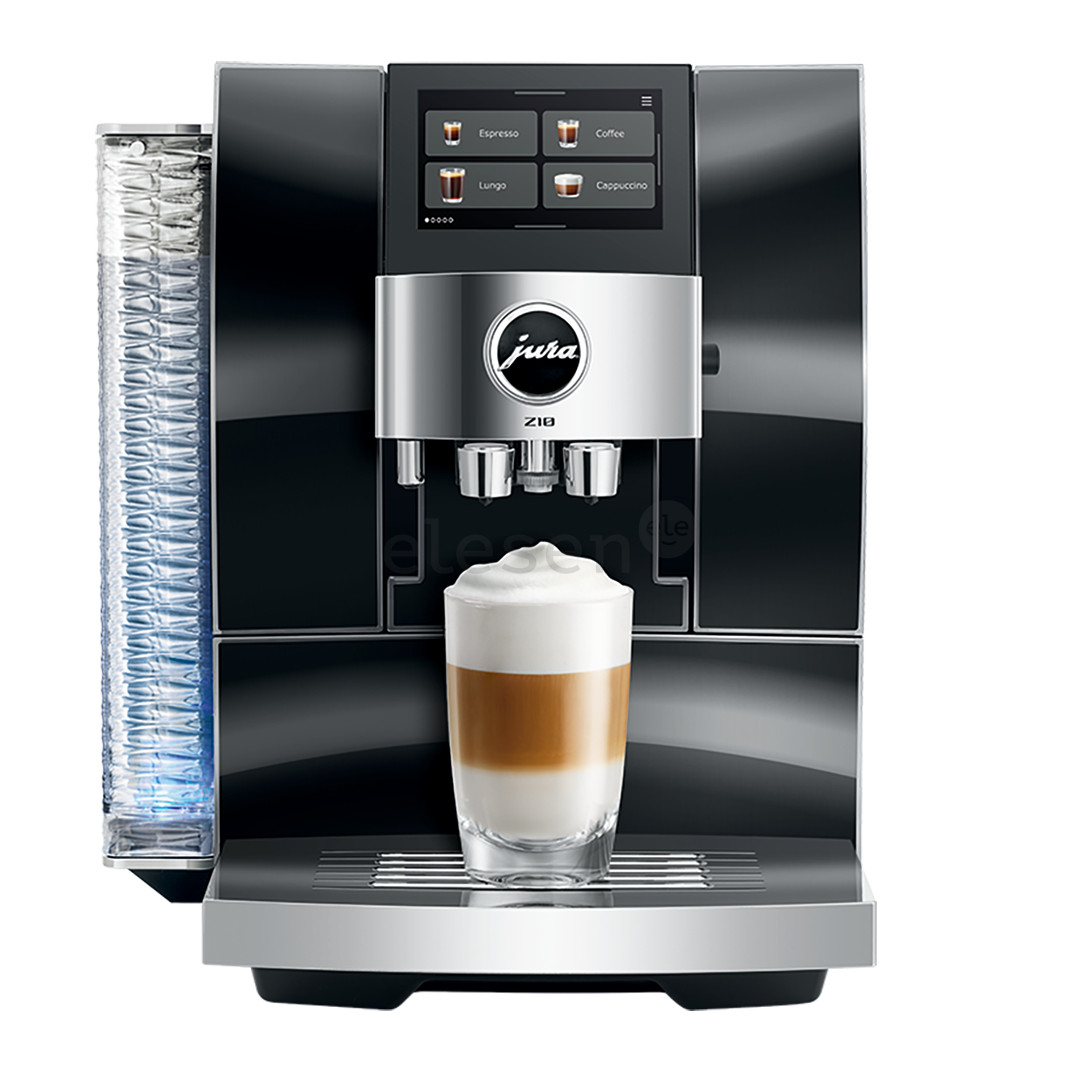 JURA Z10 Aluminium Black (EB), juodas - Kavos aparatas