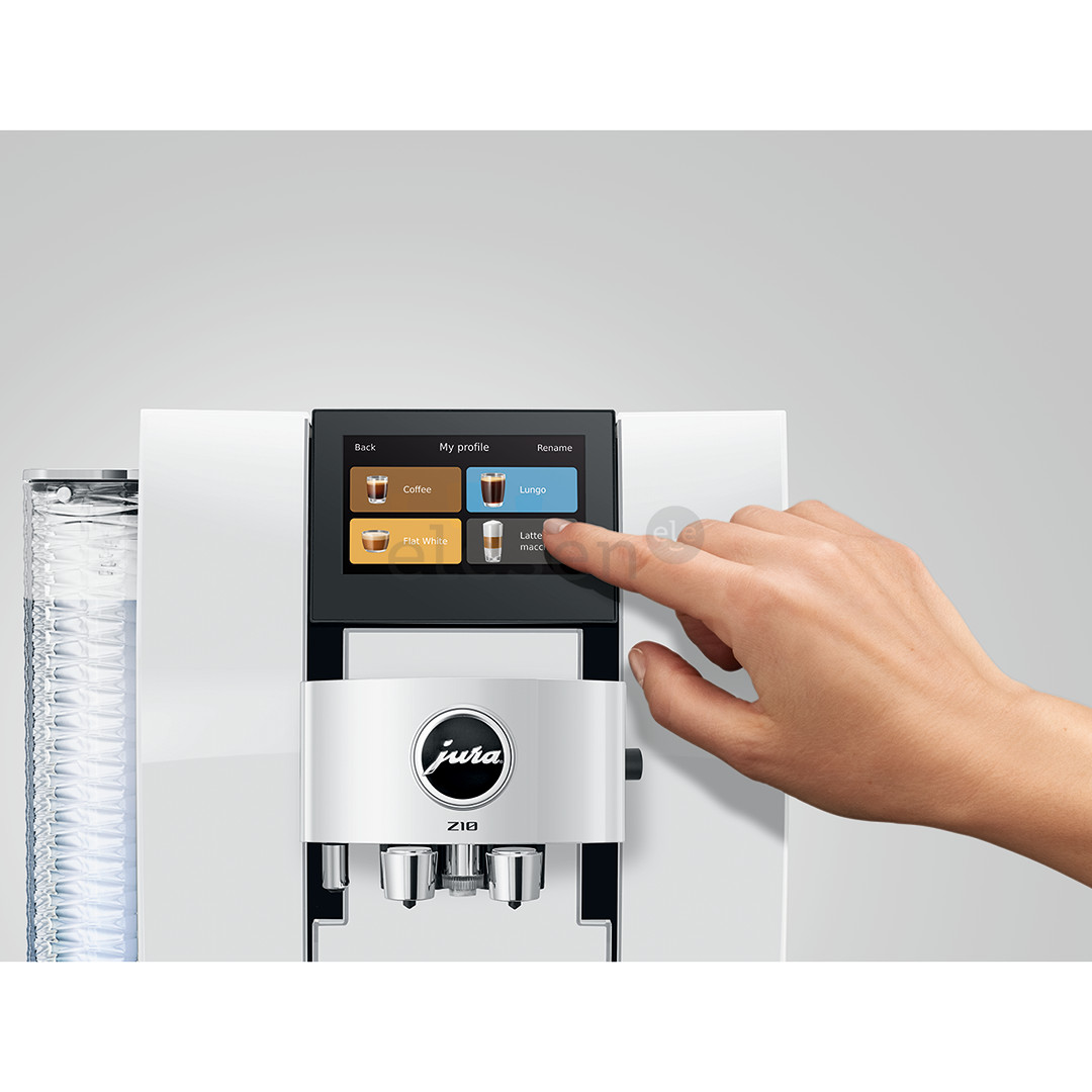 JURA Z10 Aluminium White (EB), белый - Кофемашина