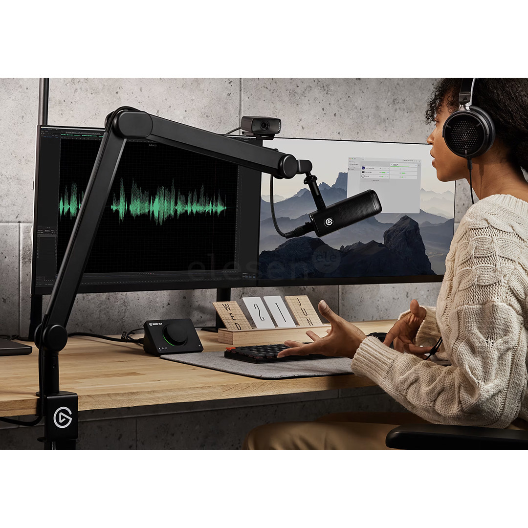 Elgato Wave XLR MK.2, juoda - Integruota mikrofono sąsaja