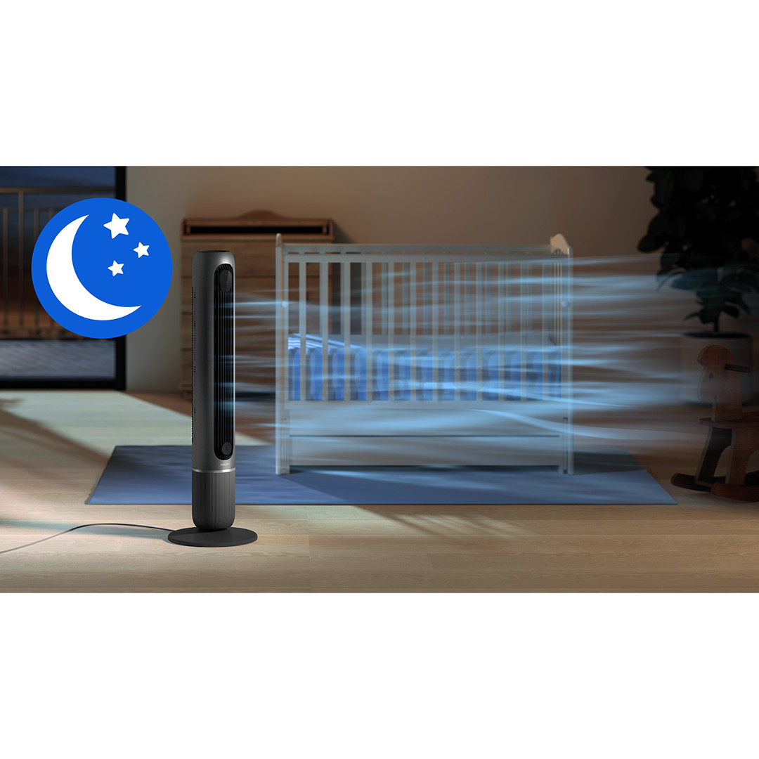 Philips Smart Fan 7000 Series, темно-серый - Колонный вентилятор