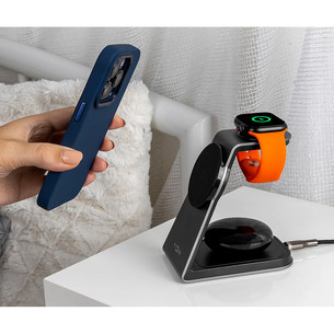 Fixed MagPowerstation Alu, pilkas - Įkrovimo stovas