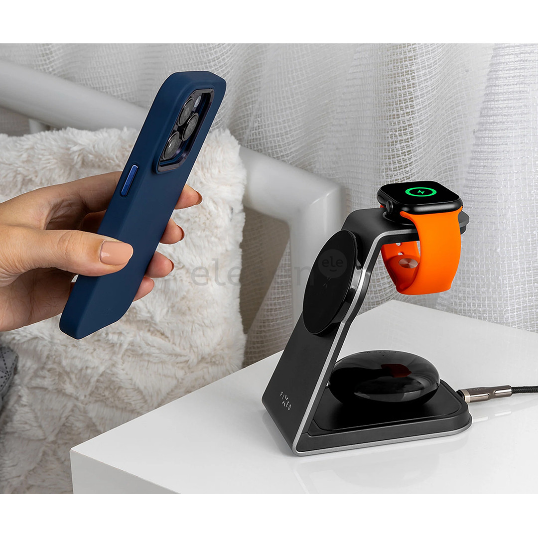 Fixed MagPowerstation Alu, pilkas - Įkrovimo stovas