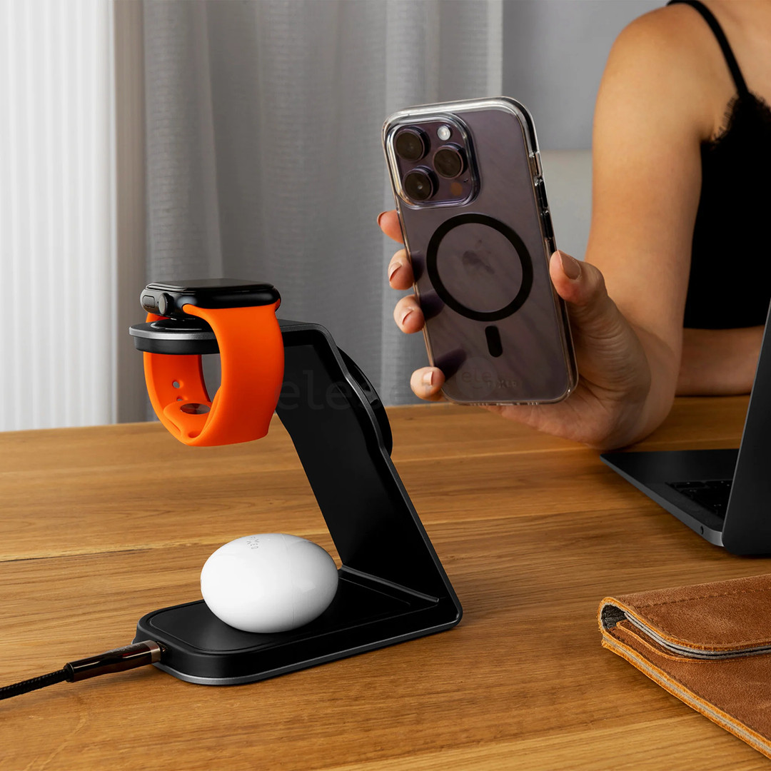 Fixed MagPowerstation Alu, pilkas - Įkrovimo stovas