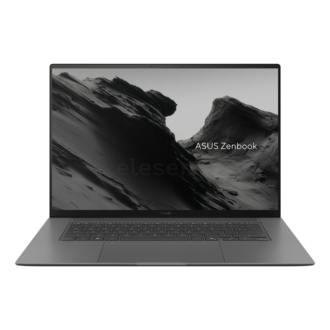 Asus Zenbook S 16 OLED, 16'', 3K, OLED, 120 Hz, Ryzen AI 9, 32 GB, 1 TB, ENG, pilkas - Nešiojamasis kompiuteris
