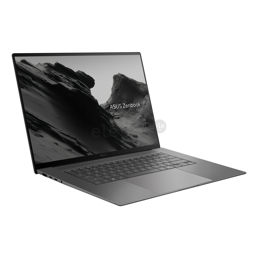 Asus Zenbook S 16 OLED, 16'', 3K, OLED, 120 Hz, Ryzen AI 9, 32 GB, 1 TB, ENG, pilkas - Nešiojamasis kompiuteris