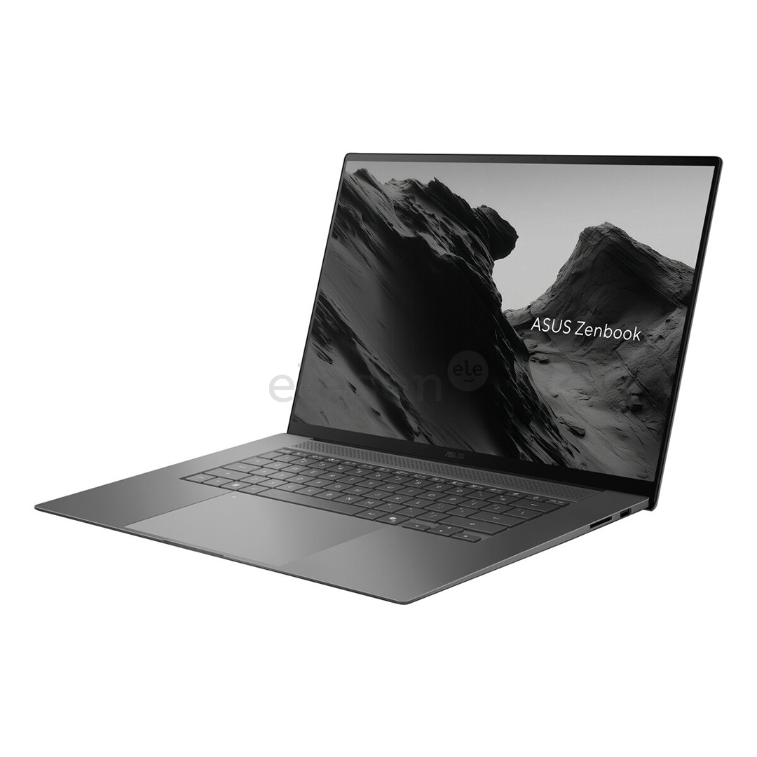 Asus Zenbook S 16 OLED, 16'', 3K, OLED, 120 Hz, Ryzen AI 9, 32 GB, 1 TB, ENG, pilkas - Nešiojamasis kompiuteris