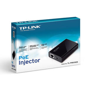 TP-Link TL-POE150S PoE Injector, IEEE 802.3af, juodas - PoE adapteris