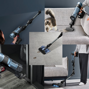 Tefal X-Force Flex 10.80 Animal Aqua, черный/синий - Беспроводной пылесос