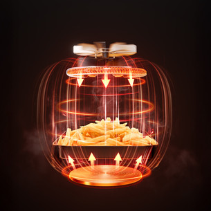 Tefal Easy Fry Infrared, 2180 W, 7 L, juoda - Karšto oro gruzdintuvė