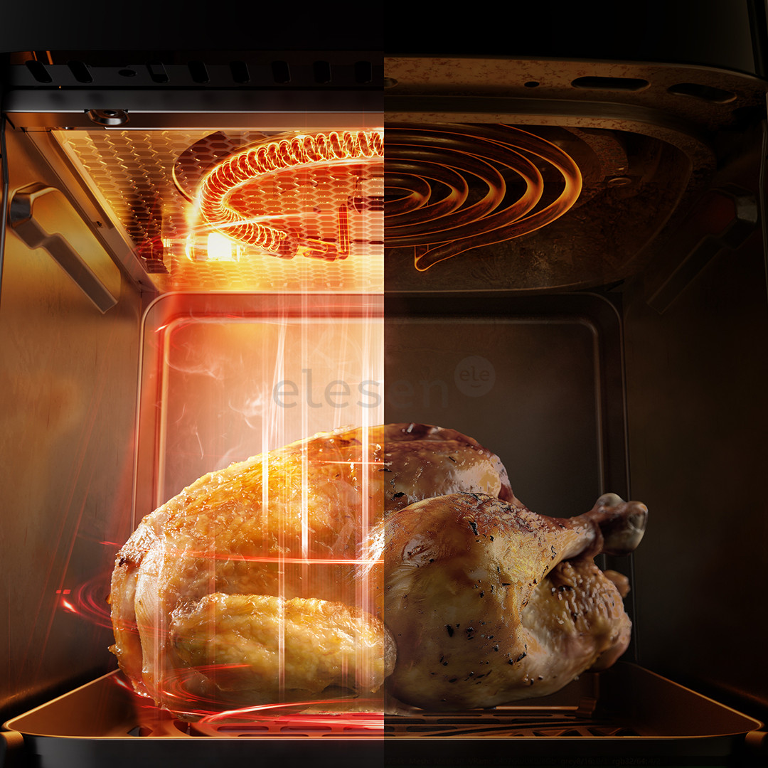 Tefal Easy Fry Infrared, 2180 W, 7 L, juoda - Karšto oro gruzdintuvė