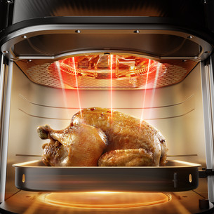 Tefal Easy Fry Infrared, 2180 W, 7 L, juoda - Karšto oro gruzdintuvė