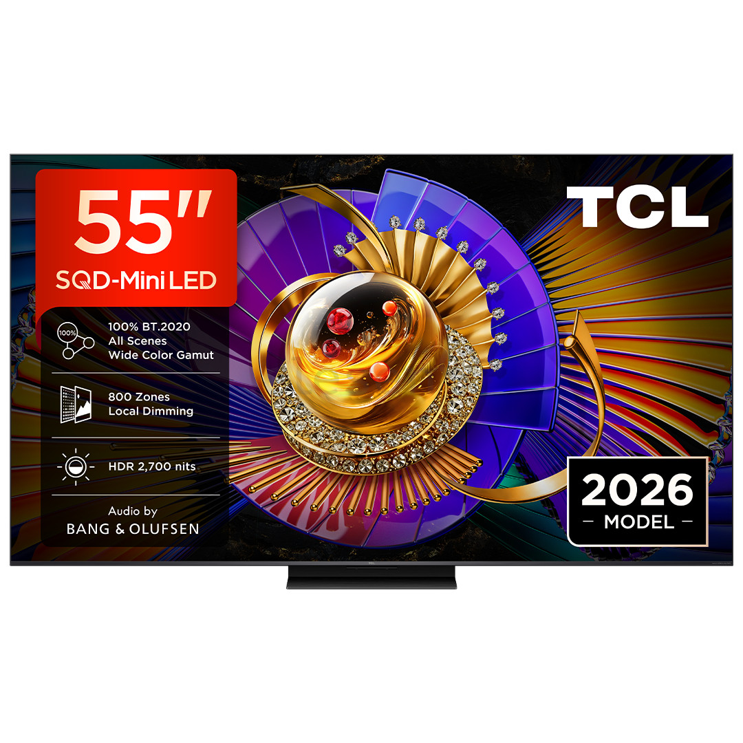 TCL C7L, 55'', 4K UHD, SQD-Mini LED, черный - Телевизор