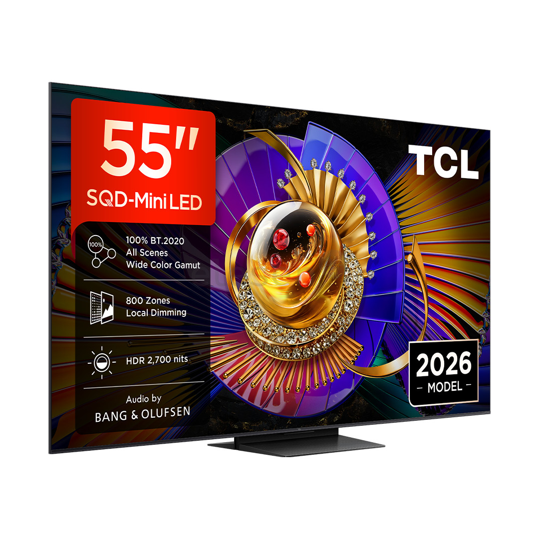 TCL C7L, 55'', 4K UHD, SQD-Mini LED, черный - Телевизор