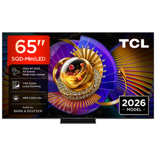TCL C7L, 65'', 4K UHD, SQD-Mini LED, черный - Телевизор 65C7L