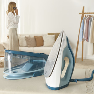 Tefal Power Pro Compact 200, 2400 W, mėlyna/balta - Lyginimo sistema