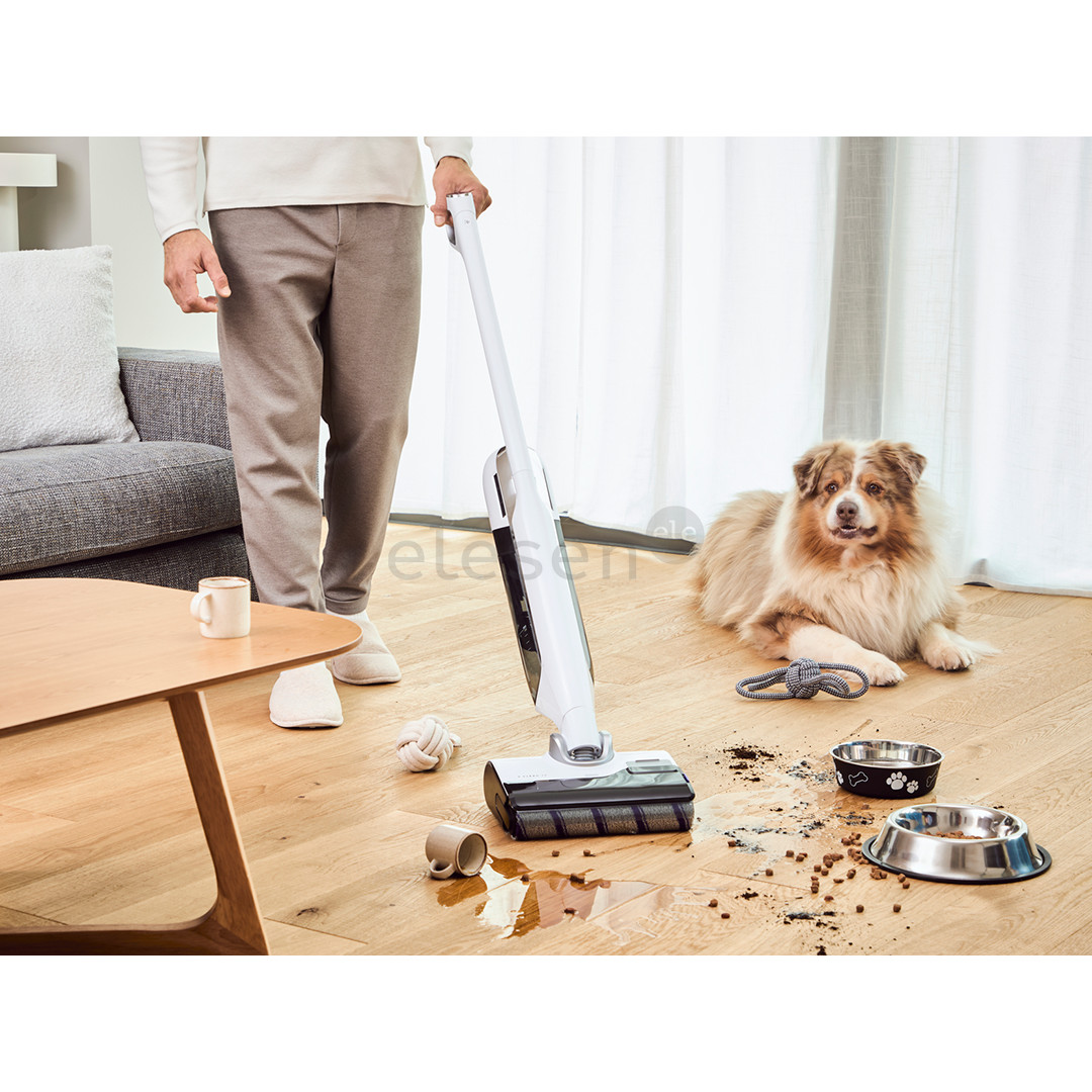 Tefal X-Clean 12, Wet & Dry, baltas - Belaidis dulkių siurblys
