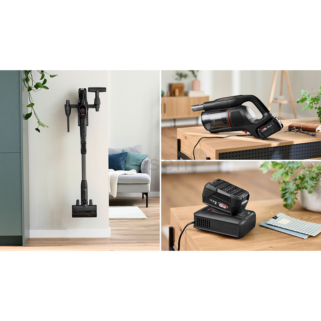 Bosch Unlimited 10 ProPower, черный - Беспроводной пылесос