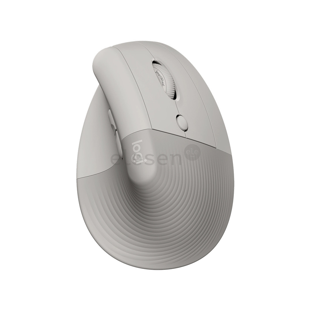 Logitech Lift Vertical Ergonomic, pilka - Belaidė pelė
