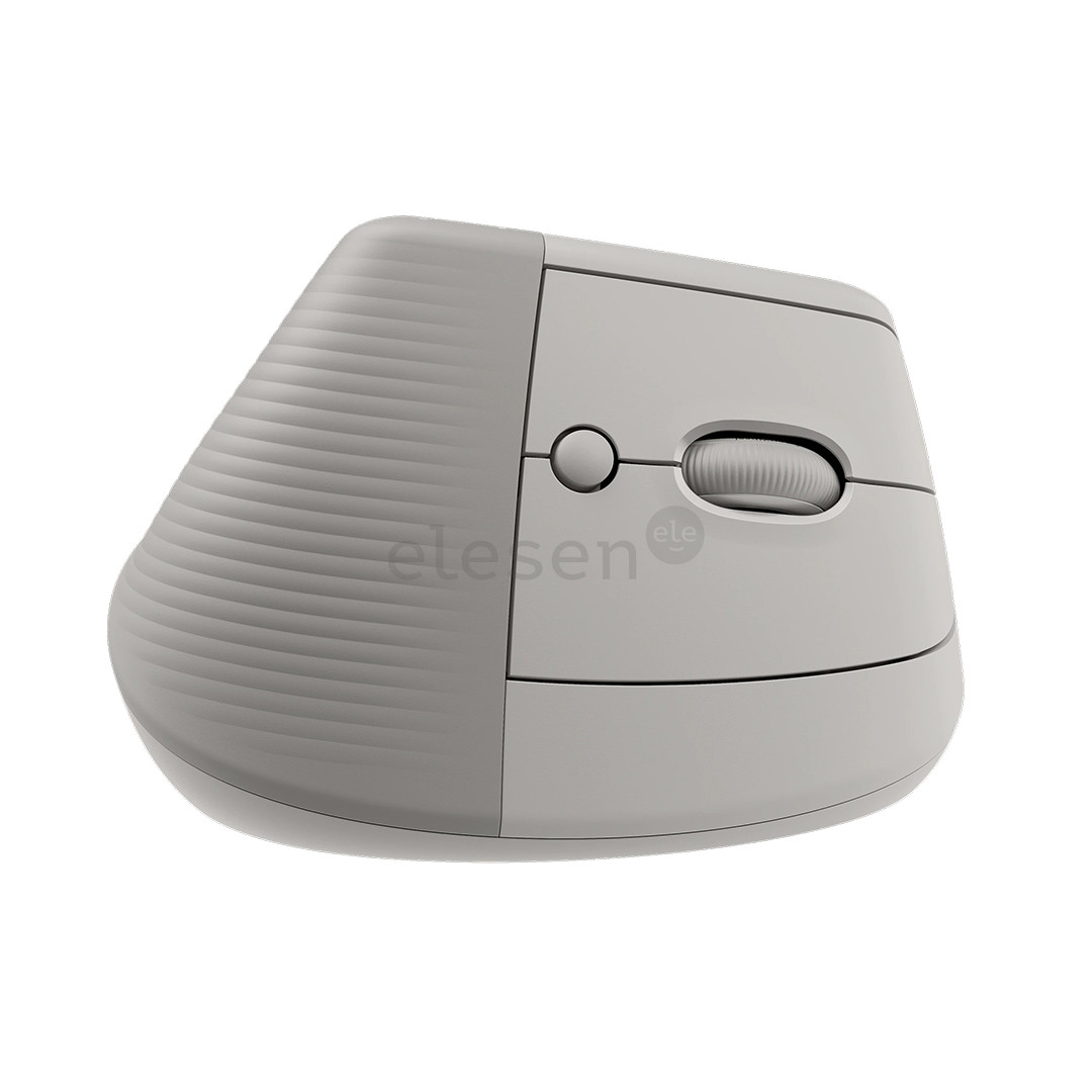 Logitech Lift Vertical Ergonomic, pilka - Belaidė pelė