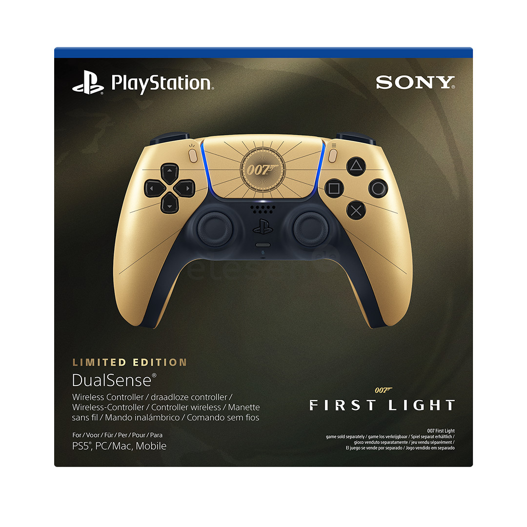 Sony DualSense 007 First Light Limited Edition, золотистый - Беспроводной контроллер