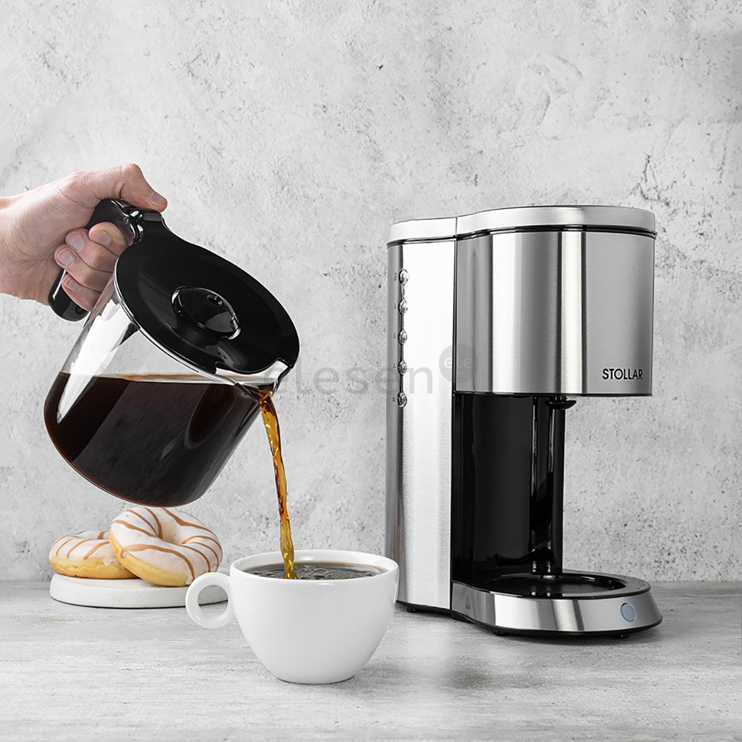 Stollar the Drip Café, water tank 1.25 L, inox - Coffee maker
