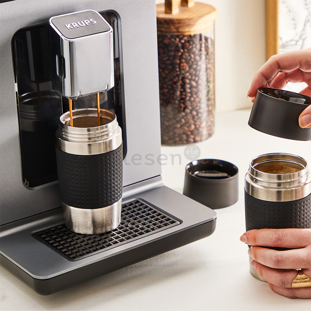 Krups Evidence Hot & Cold, tamsiai pilkas - Kavos aparatas