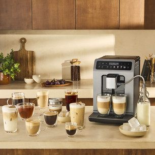 Krups Evidence Hot & Cold, tamsiai pilkas - Kavos aparatas