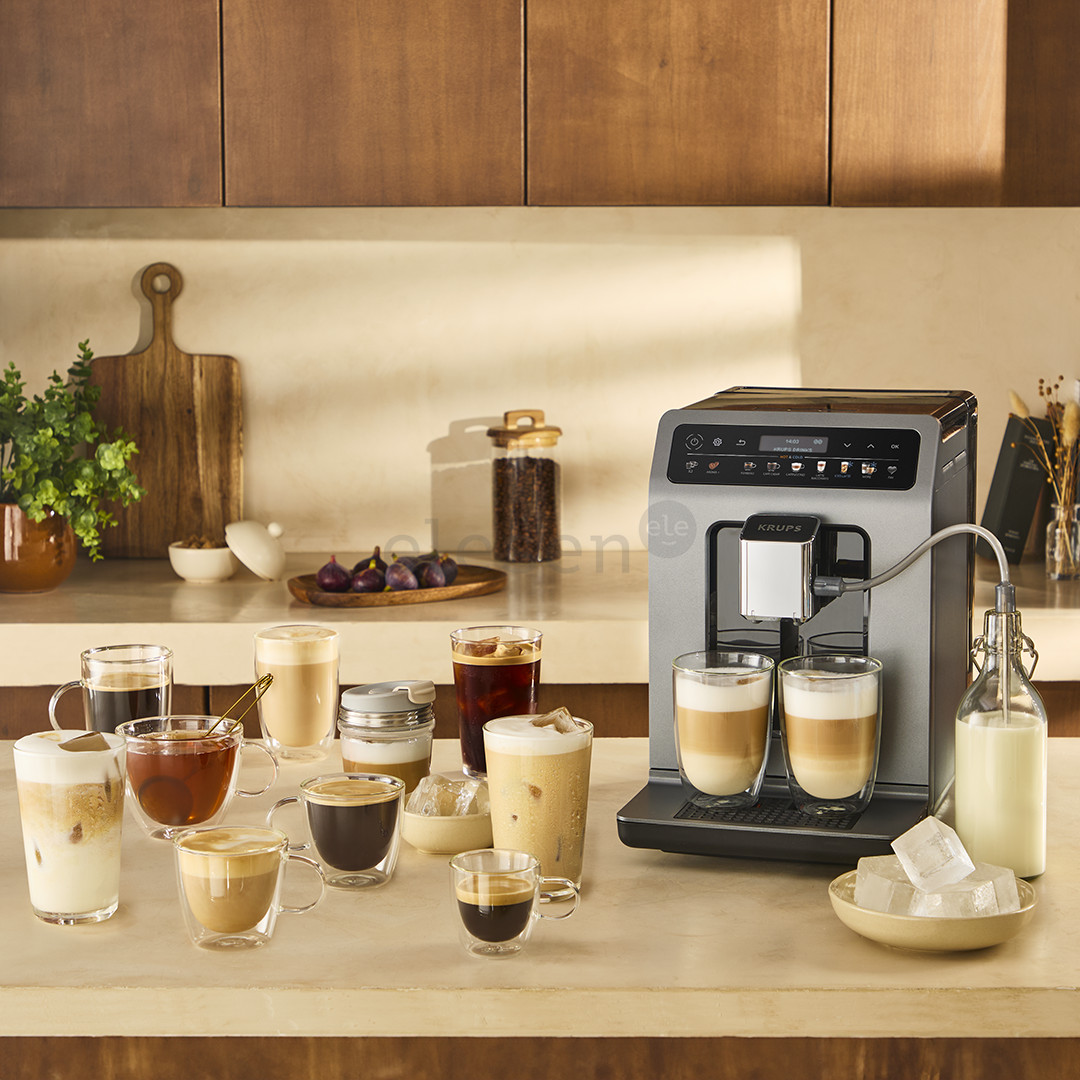 Krups Evidence Hot & Cold, tamsiai pilkas - Kavos aparatas