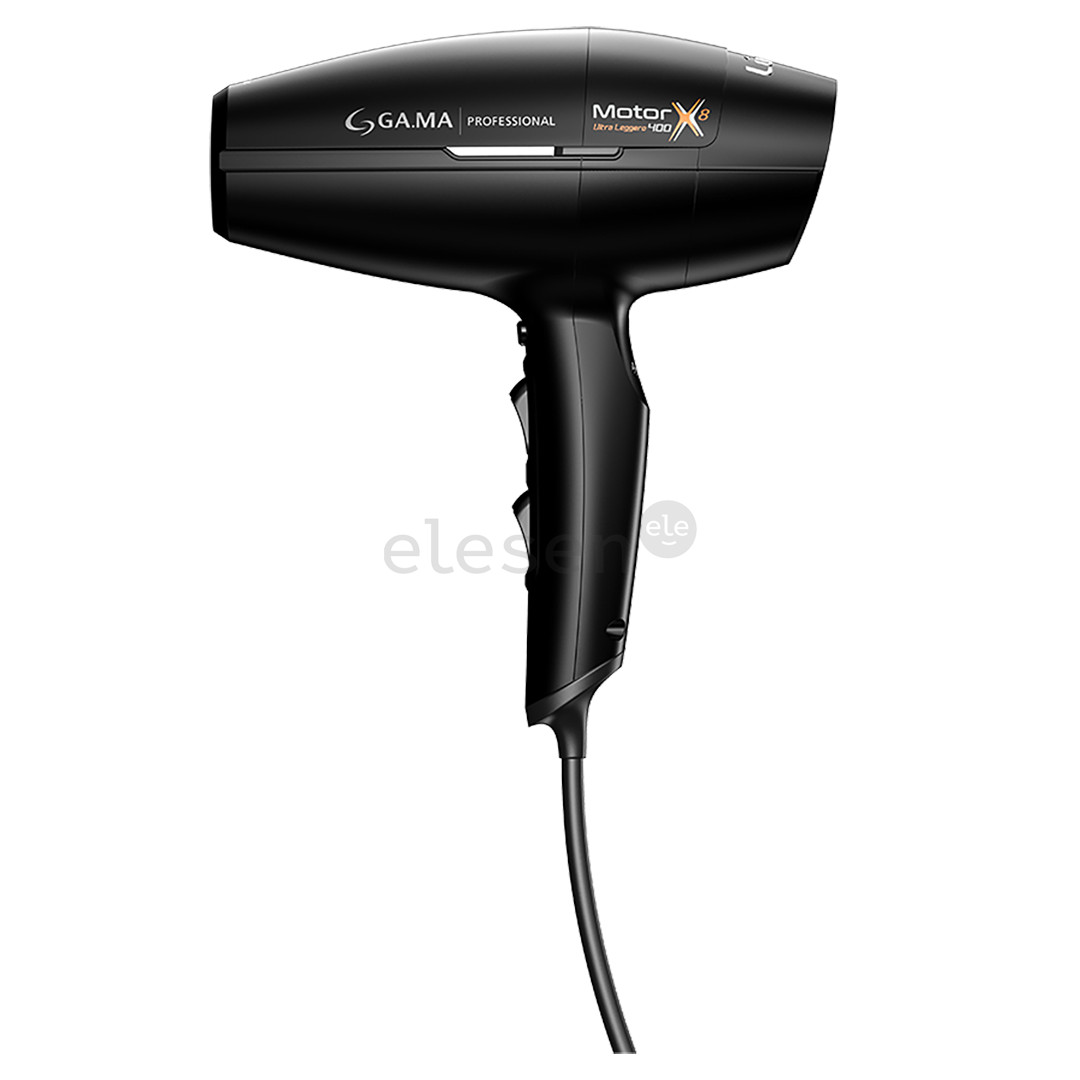 GA.MA LUMINE X8 AC 80, 2400 W, juodas - Plaukų džiovintuvas
