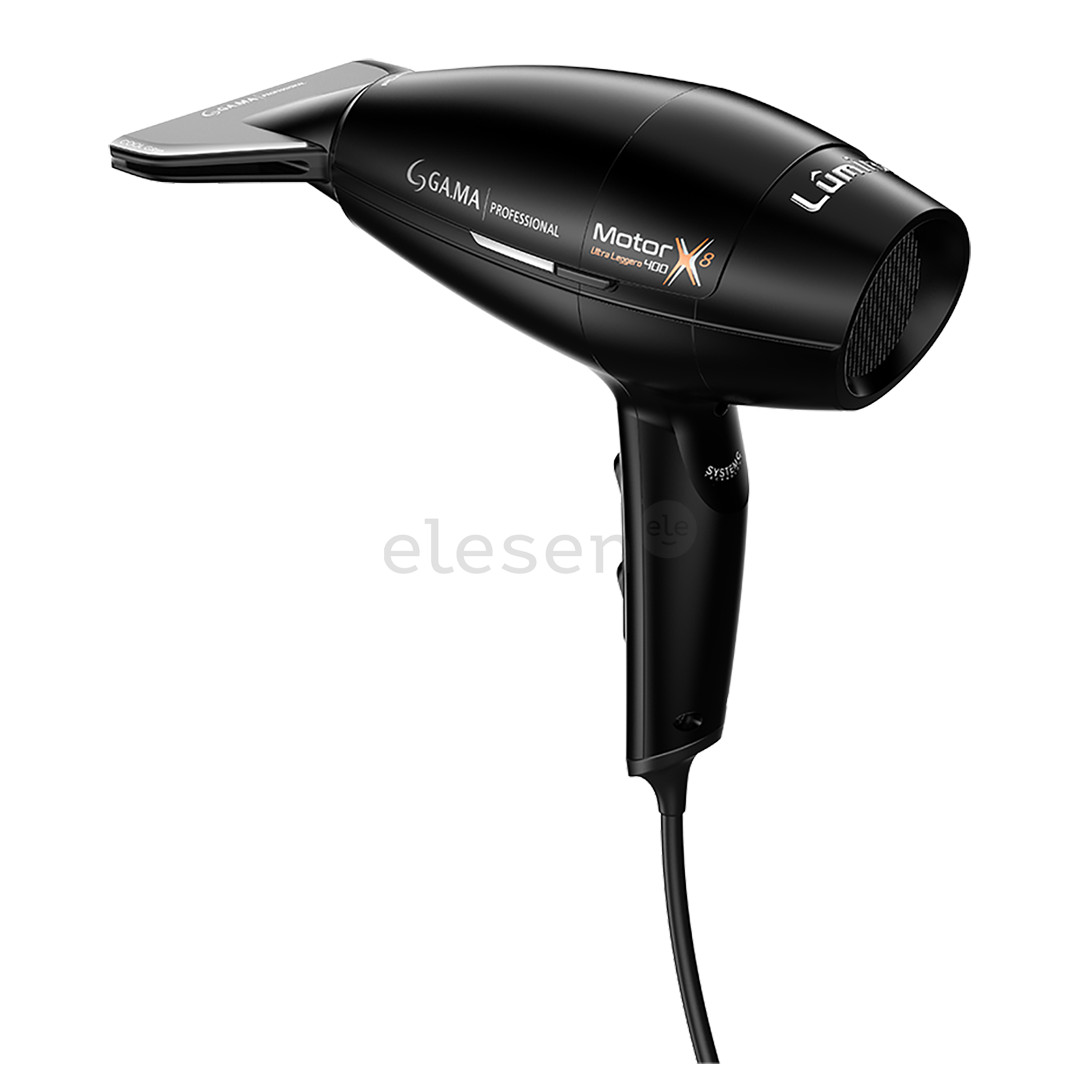 GA.MA LUMINE X8 AC 80, 2400 W, juodas - Plaukų džiovintuvas