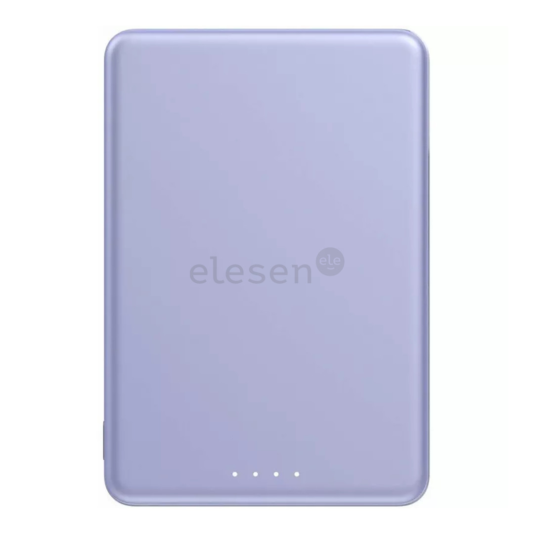 Xiaomi Super Slim Magnetic Power Bank 5000, 5000 mAh, 22,5 W, violetinė - Išorinė baterija