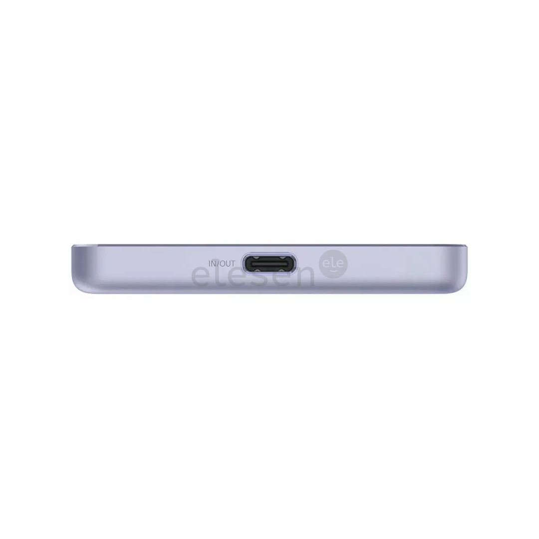 Xiaomi Super Slim Magnetic Power Bank 5000, 5000 mAh, 22,5 W, violetinė - Išorinė baterija