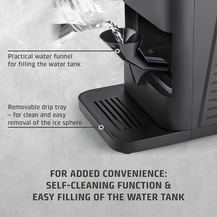 Caso IceBall Pro, matte black - Ice ball maker