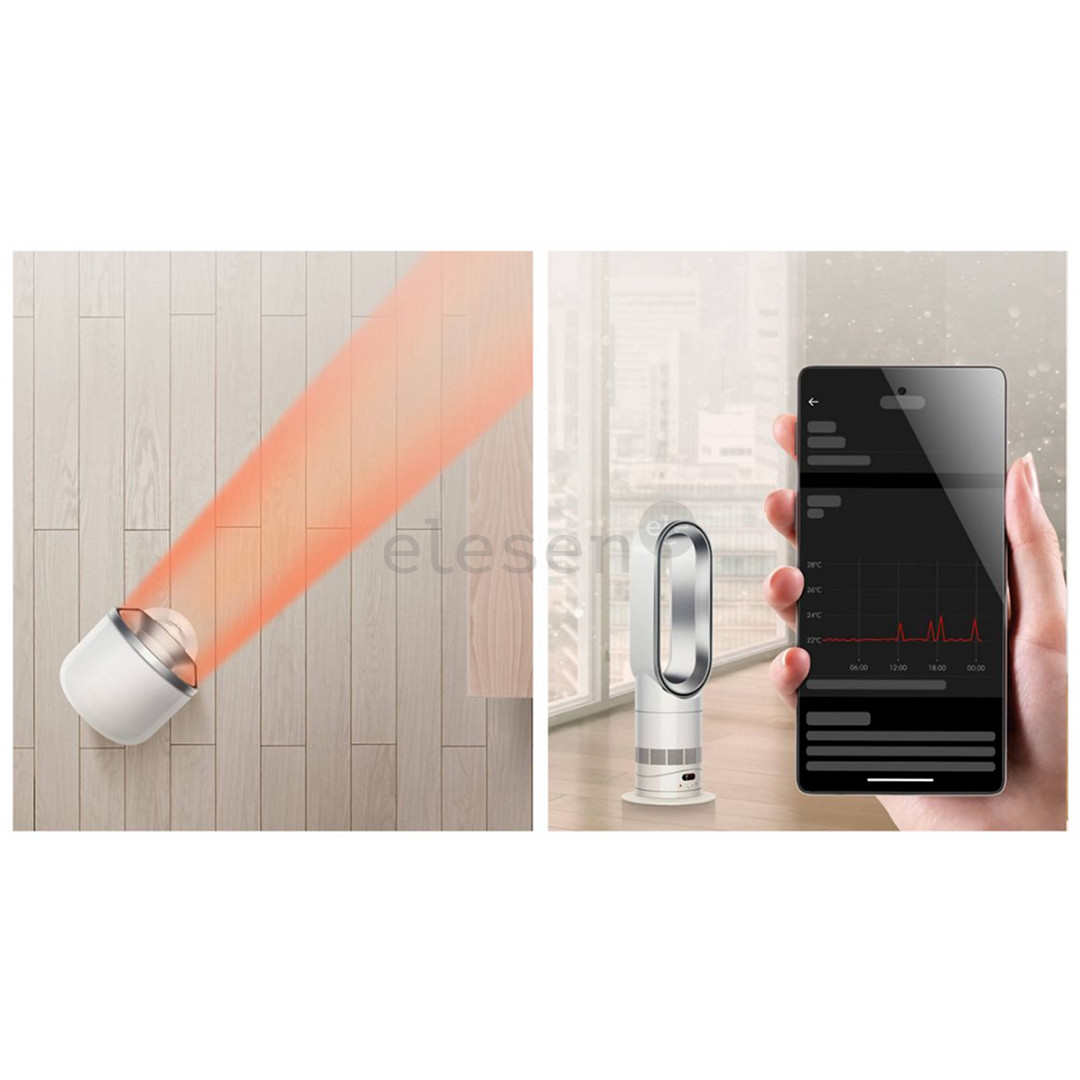 Dyson Hot+Cool™ HF1, white/silver - Fan with heating function