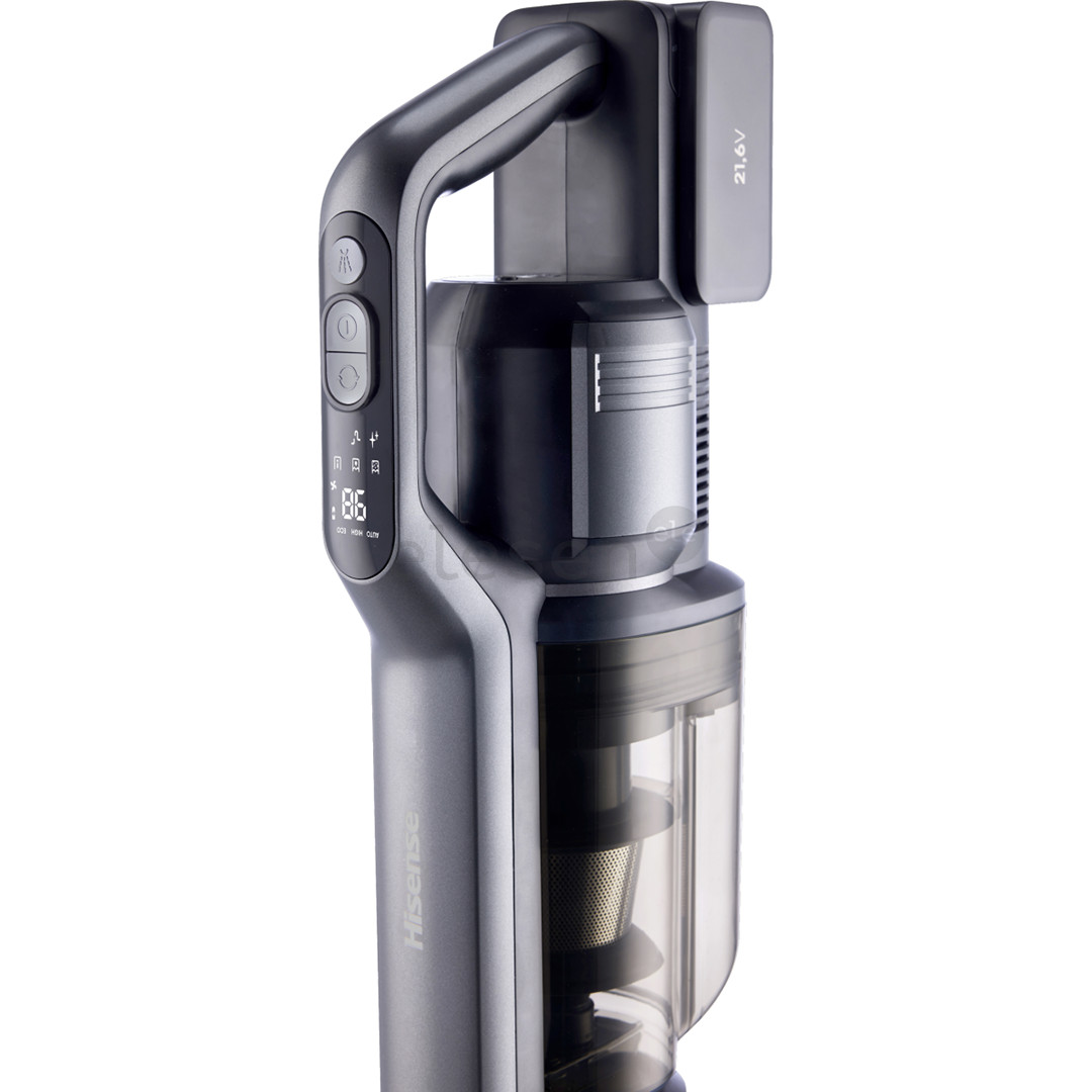 Hisense Wet & Dry Expert, wet & dry, juodas - Belaidis dulkių siurblys